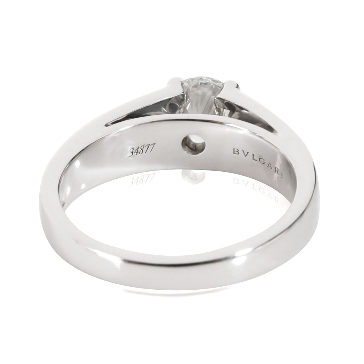 Bulgari Marry Me Diamond Engagement Ring in Platinum E VVS2  CTW |  myGemma | Item #114360