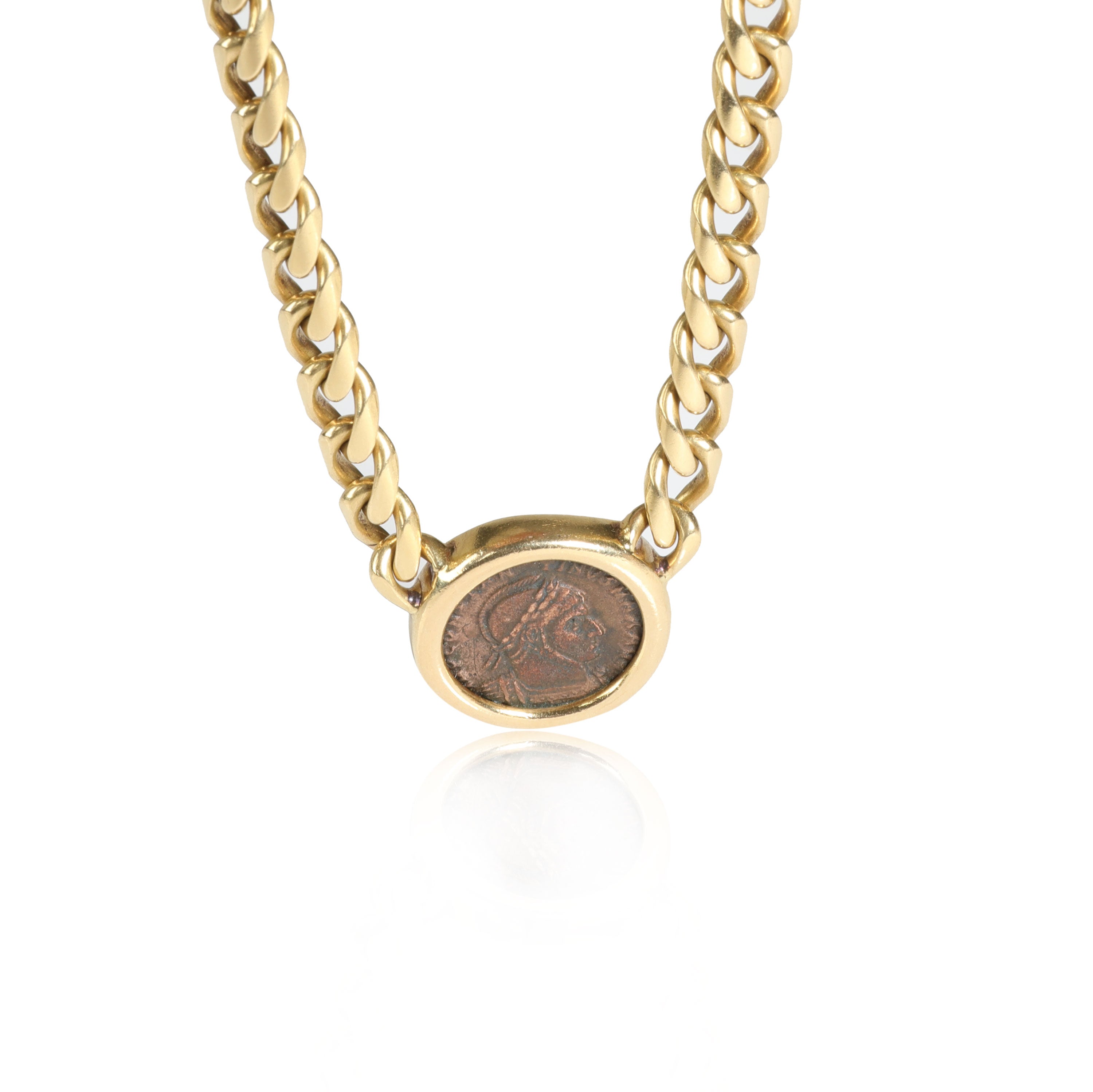 Bulgari Monete Necklace in 18K Yellow Gold | myGemma | Item #114380