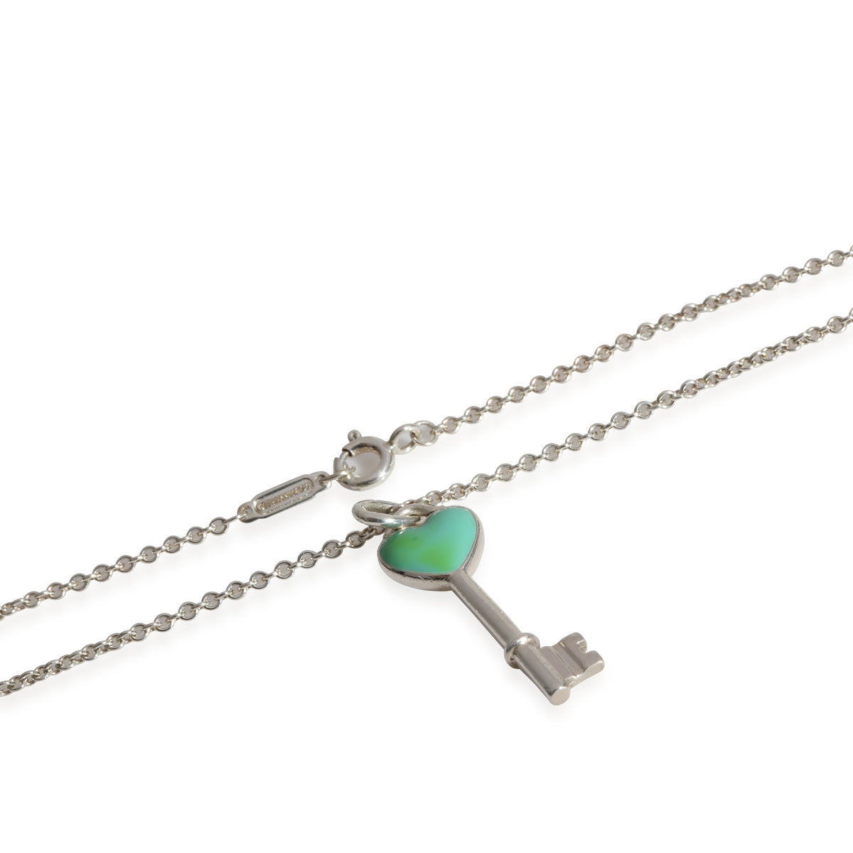 tiffany turquoise key necklace