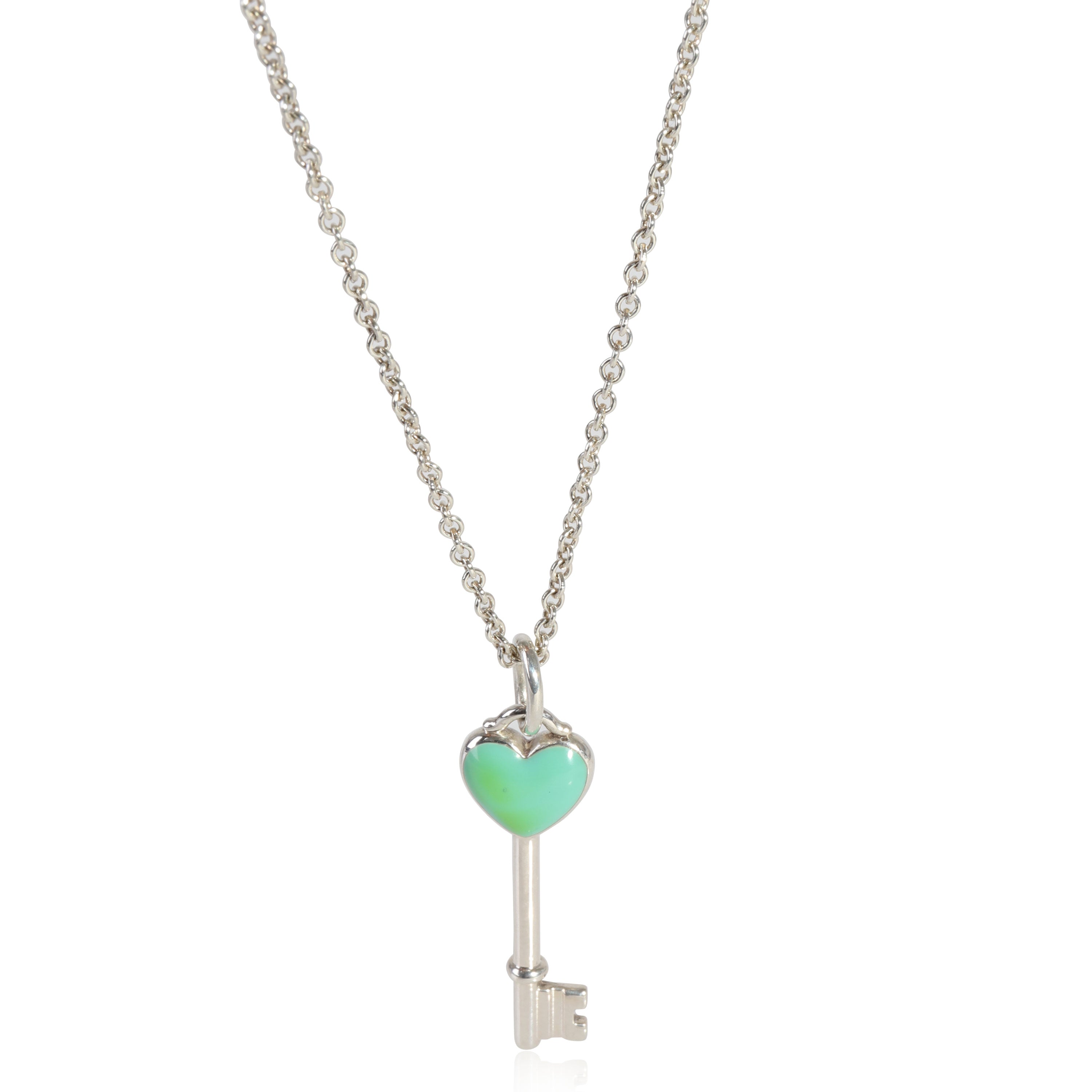 tiffany turquoise key necklace