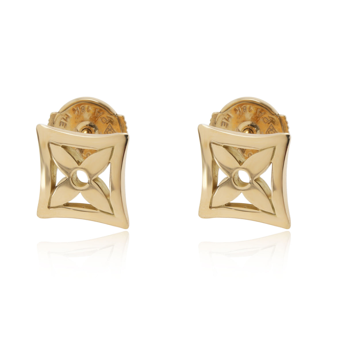 Louis Vuitton Diamond Stud Earrings - 18K White Gold Stud, Earrings -  LOU276584