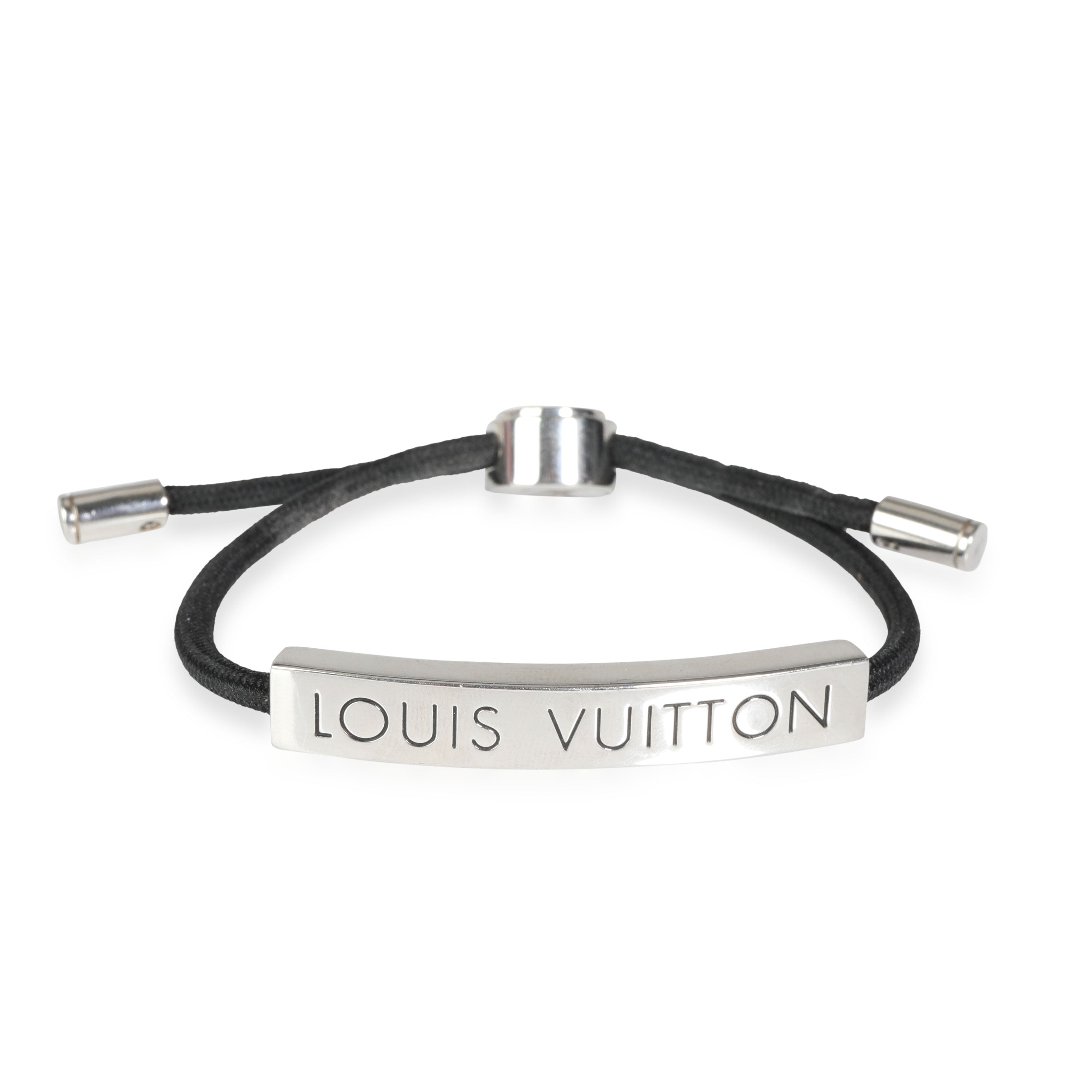Used Louis Vuitton Bracelet Brasserie LV Space Metal Nylon M00273