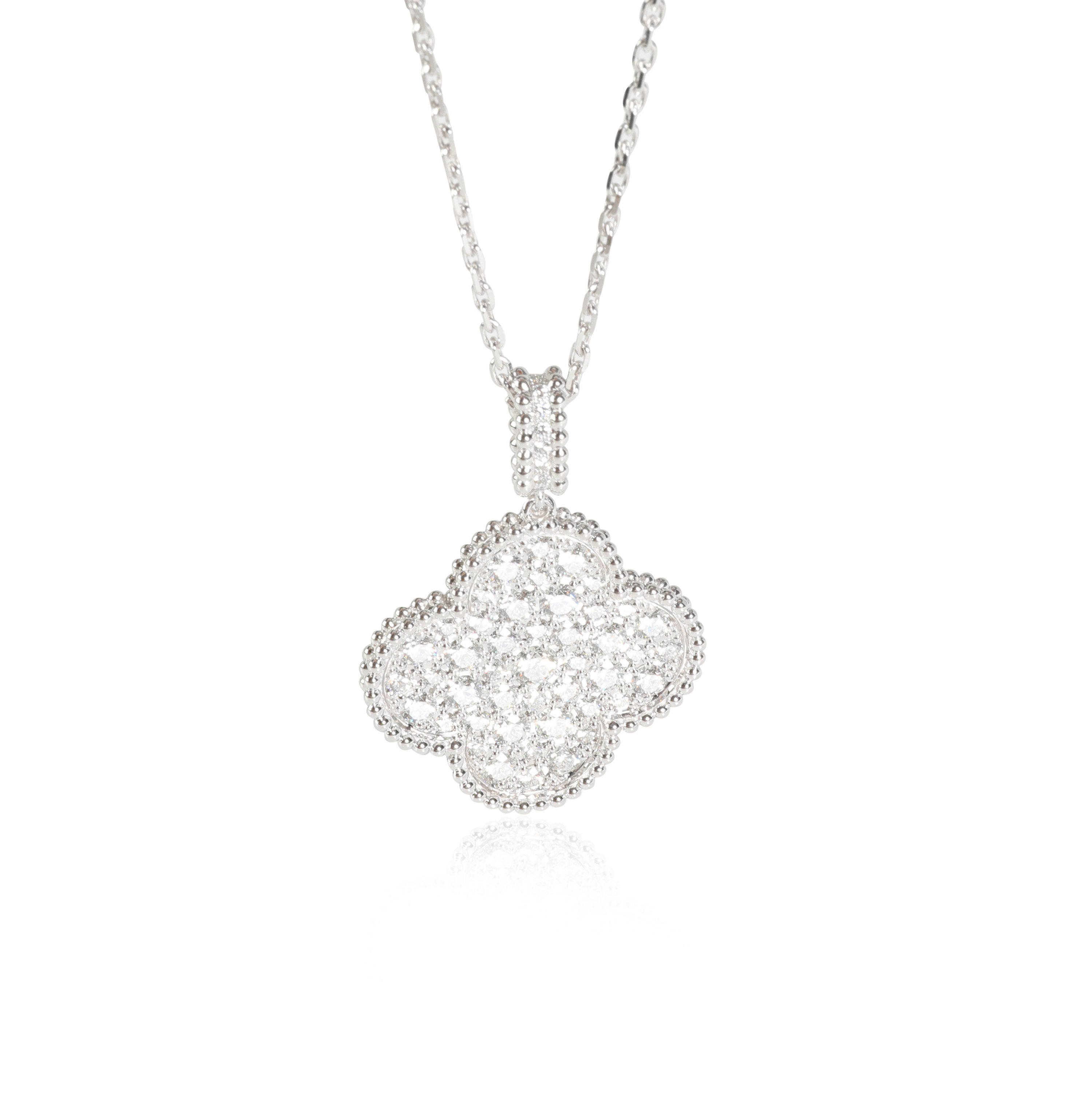 van cleef diamond pendant