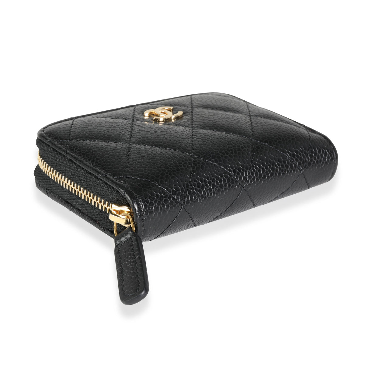 Chanel Black Caviar Leather Classic Zipped Coin Purse | myGemma | DE | Item  #116157