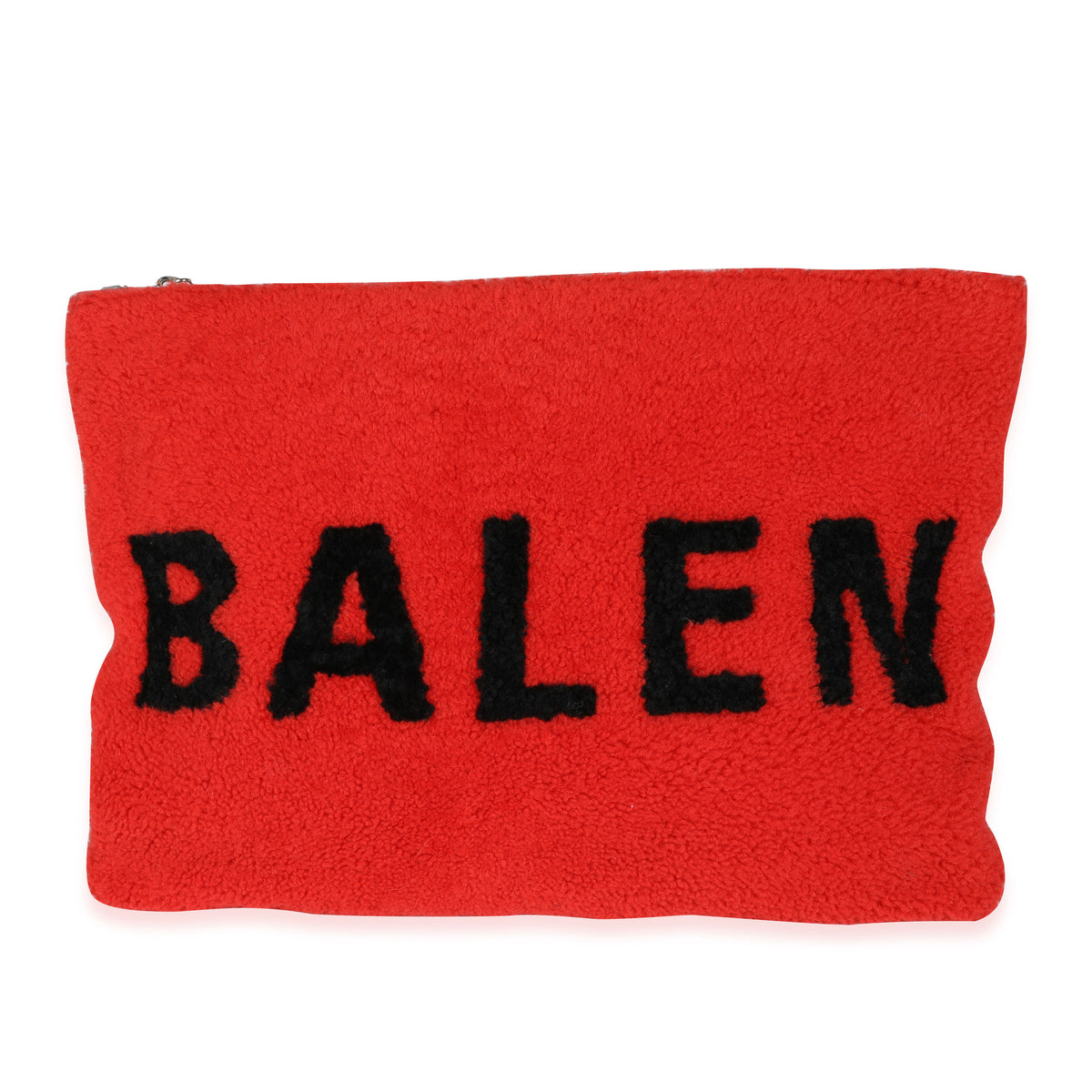 balenciaga shearling pouch