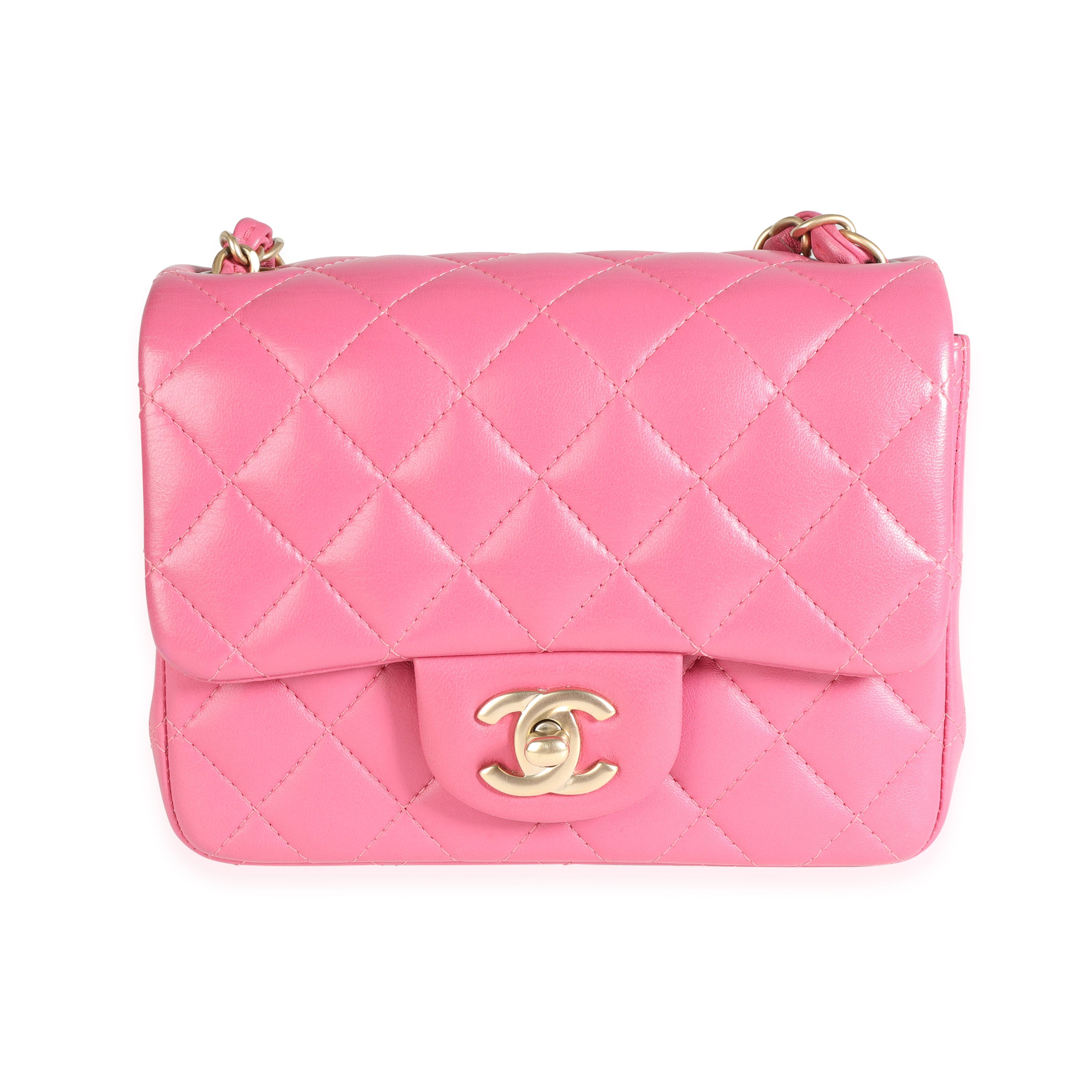 Chanel 22P Pending Cc Mini Flap Bag Coral Pink  ＬＯＶＥＬＯＴＳＬＵＸＵＲＹ