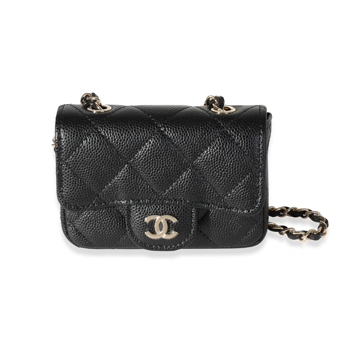 Chanel Classic mini belt bag Eggshell Leather ref433179  Joli Closet