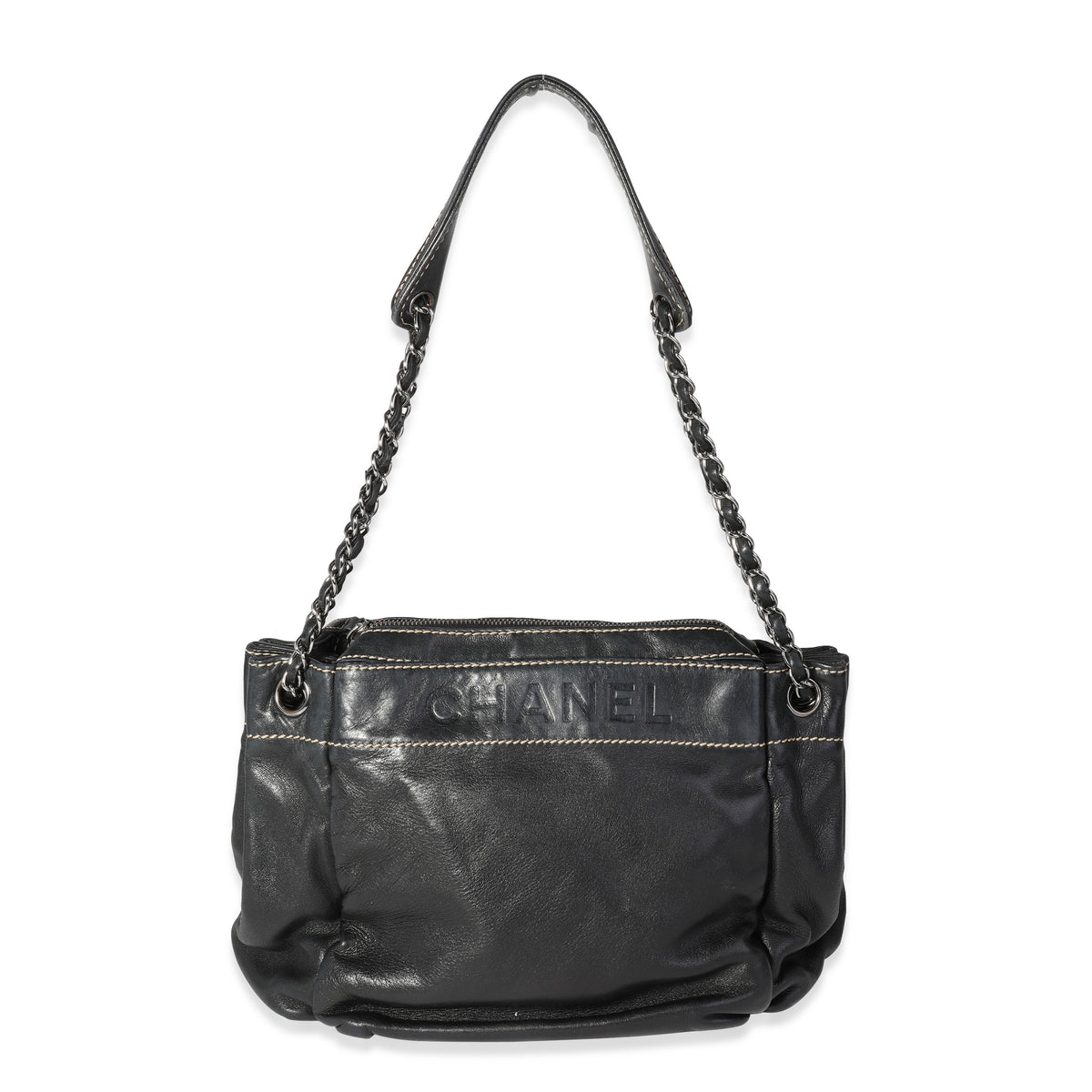 Chanel Black Lambskin LAX Accordion Camera Shoulder Bag | myGemma | NL |  Item #117272