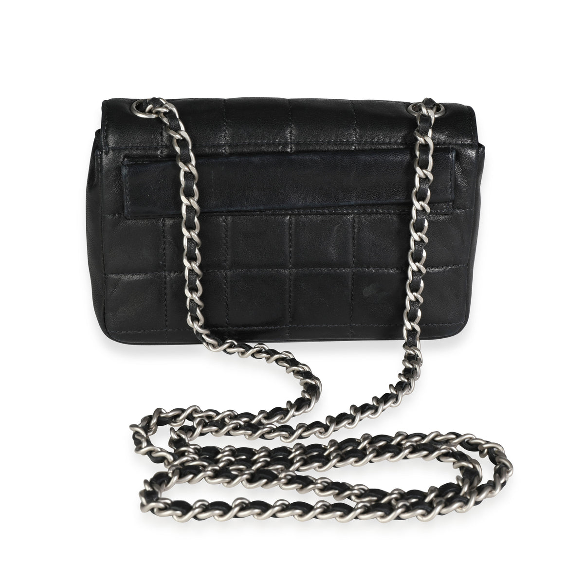 Chanel Black Chocolate Bar Lambskin Mini Convertible Flap Bag | myGemma |  Item #117629