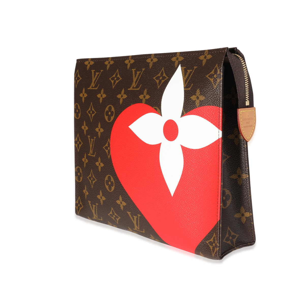 Louis Vuitton Caramel Monogram Wild at Heart Toiletry Pouch 26 Cosmetic Bag  1118