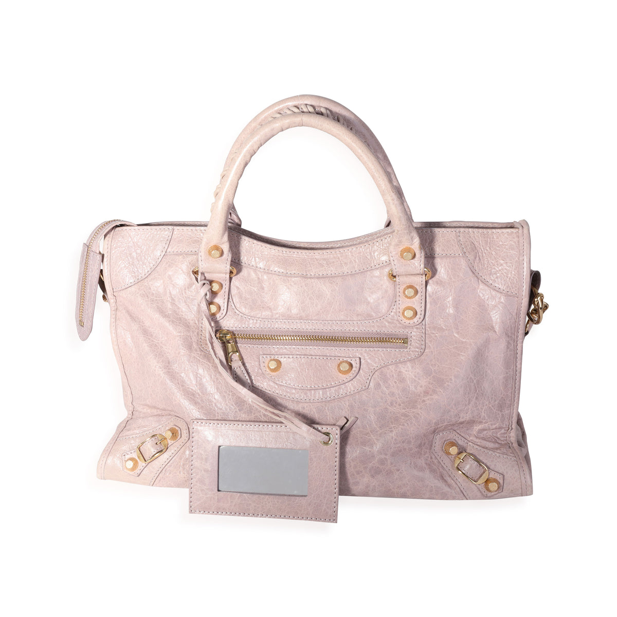 Balenciaga Blush Leather Velo Bag RHW  Labellov  Buy and Sell Authentic  Luxury
