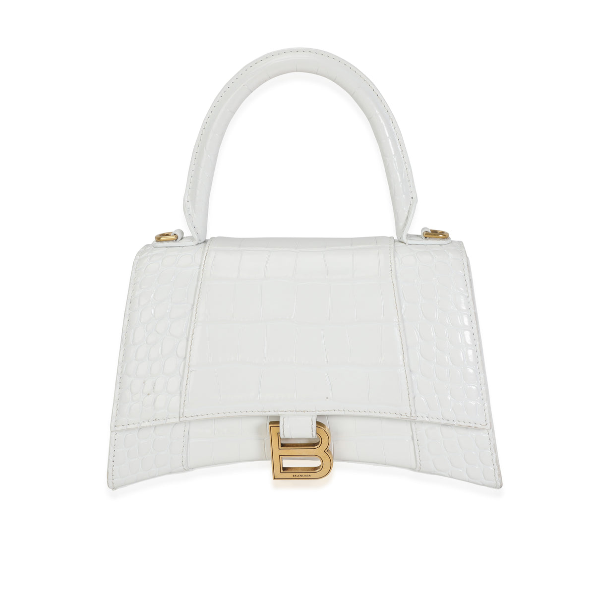 NWT Balenciaga White Mini Hourglass Tiny Bag Chain Purse Handbag  eBay