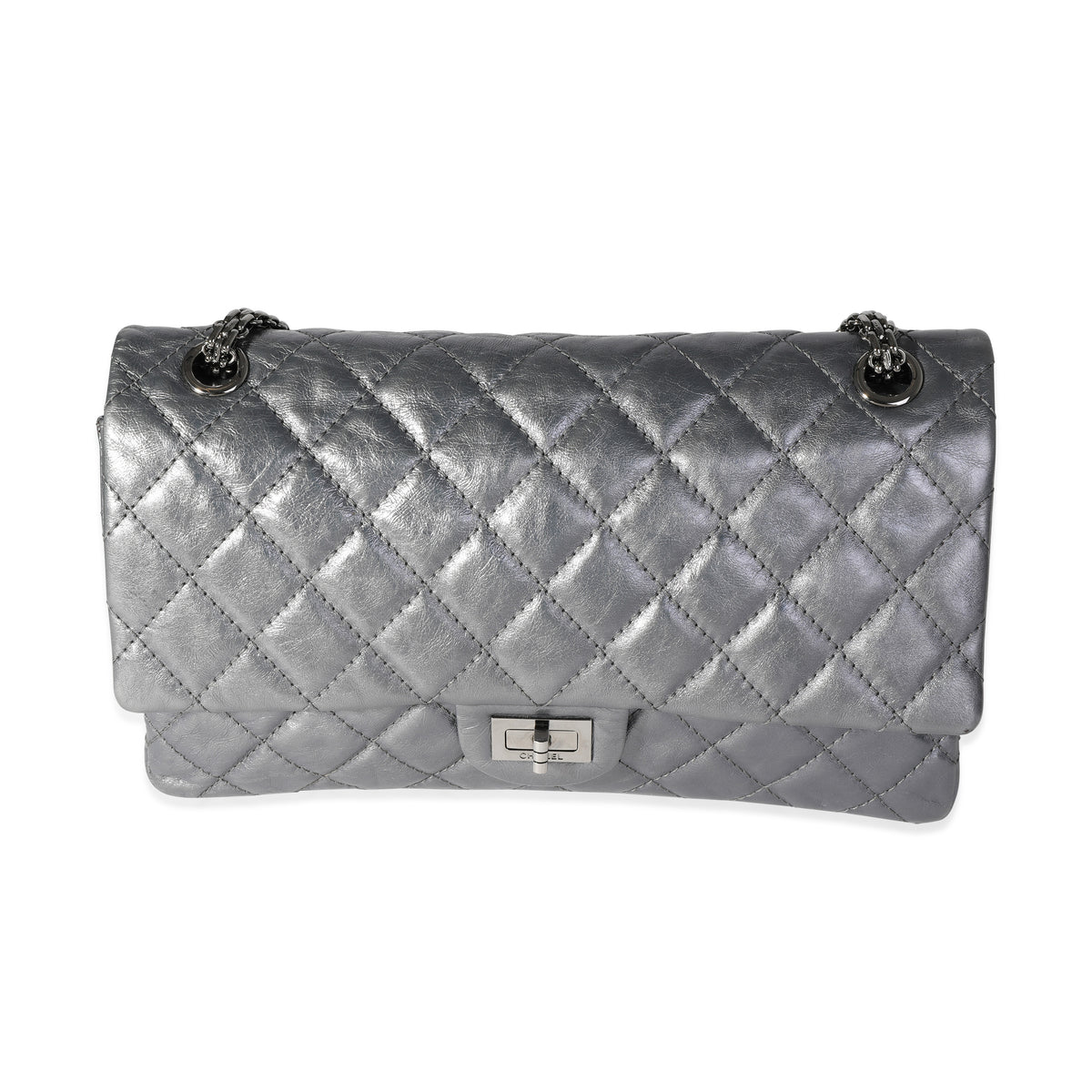 chanel silver 2.55