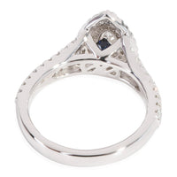 Vera Wang Diamond  Engagement Ring in 18K White Gold H SI2 0.95 CTW