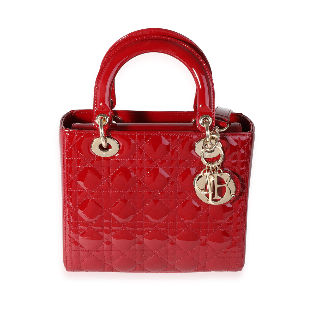 Bag of the Day 11 DIOR Lady Dior Patent Red Leather medium bagoftheday  ladydior  YouTube