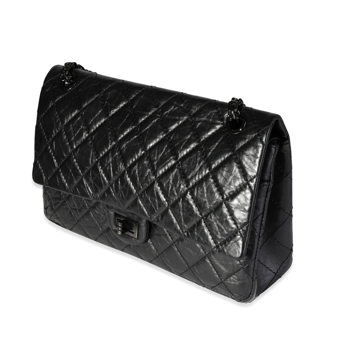 Chanel Reissue Large 226 Chevron Calfskin  THE PURSE AFFAIR