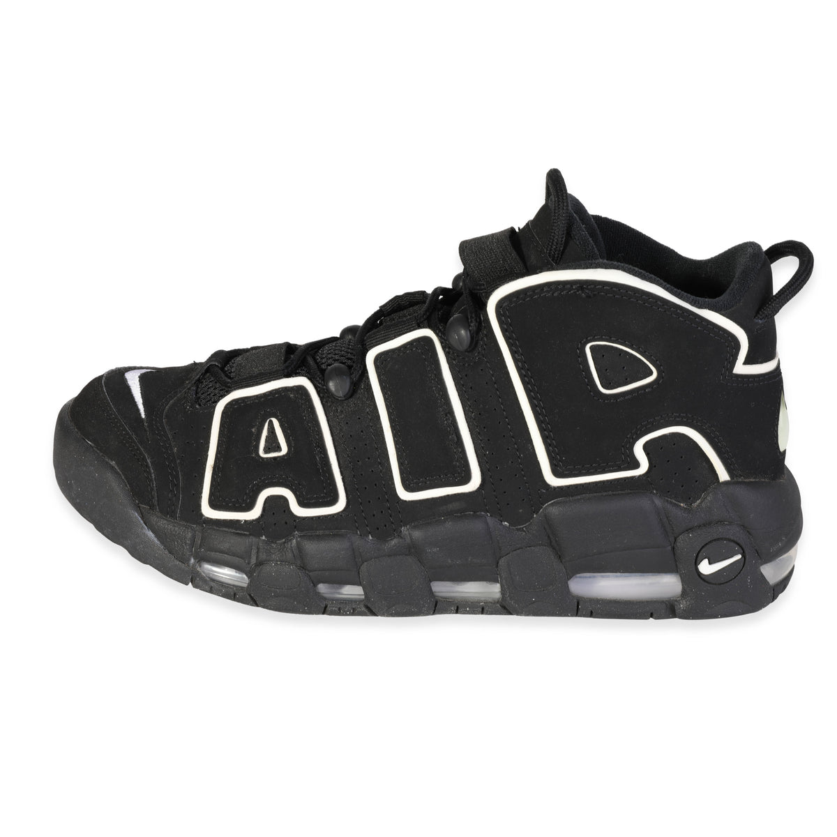 nike air more uptempo black and white 2020