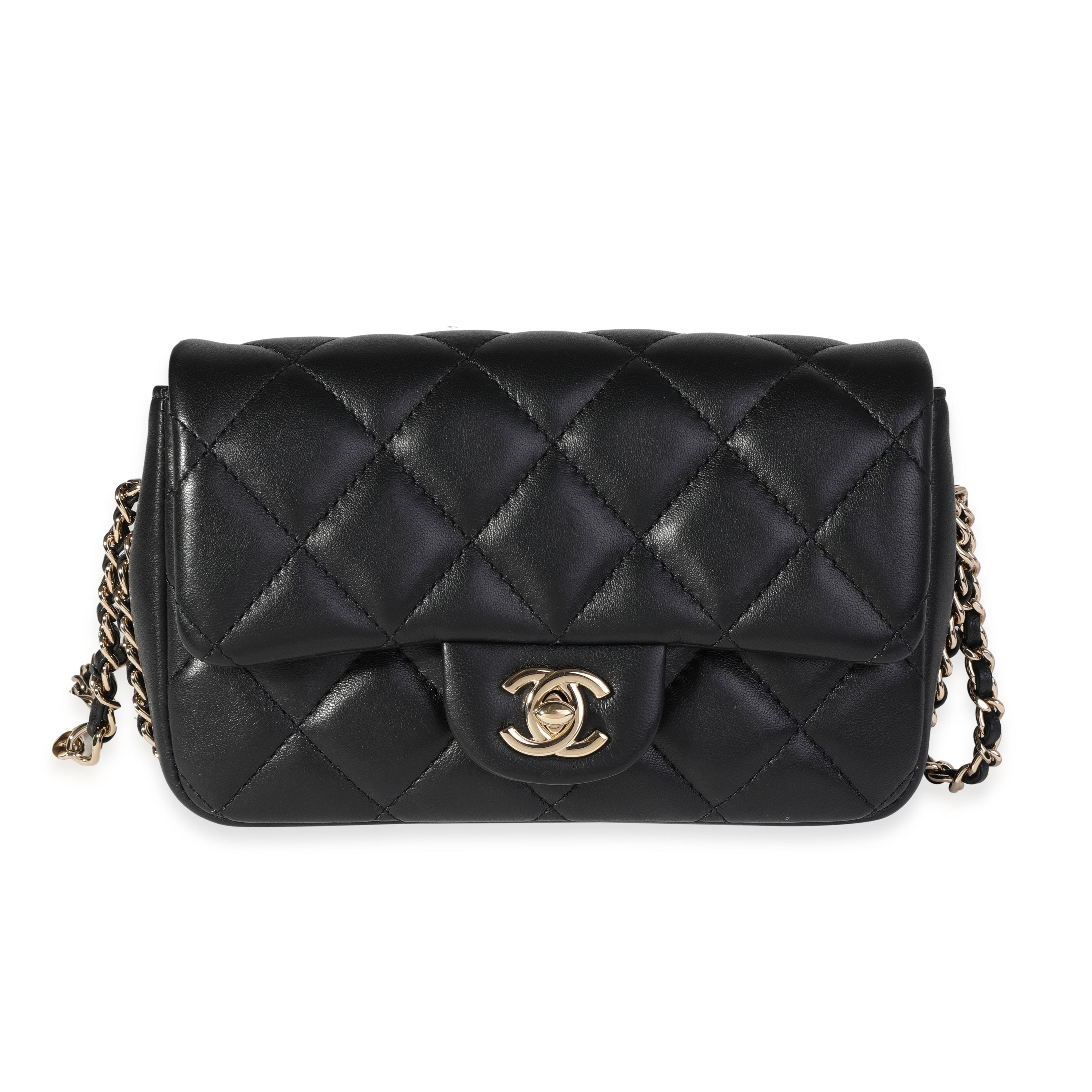 chanel classic flap bag small black