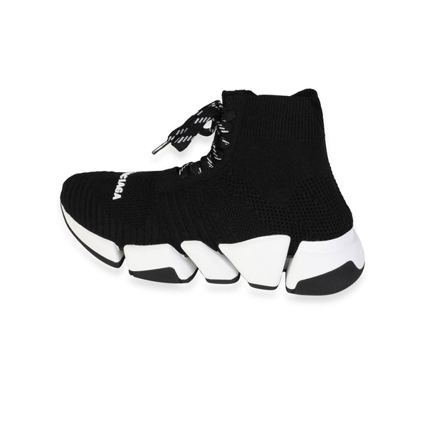 balenciaga speed runner black white 39e