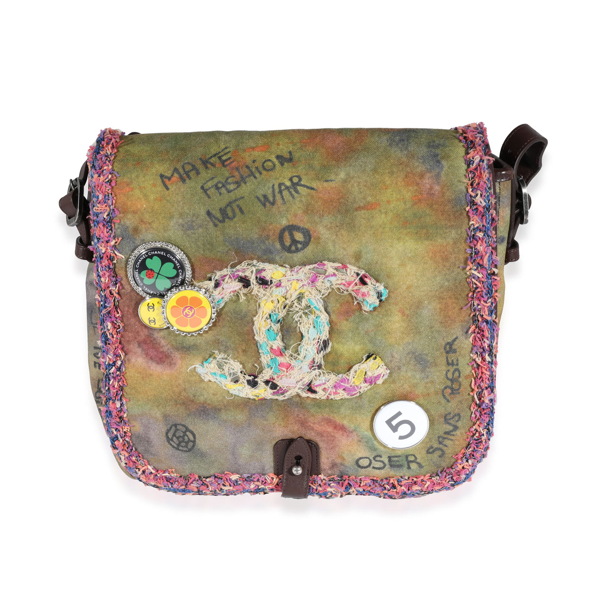 Chanel Multicolor Graffiti Canvas On The Pavements Small Messenger Bag |  myGemma | Item #121427