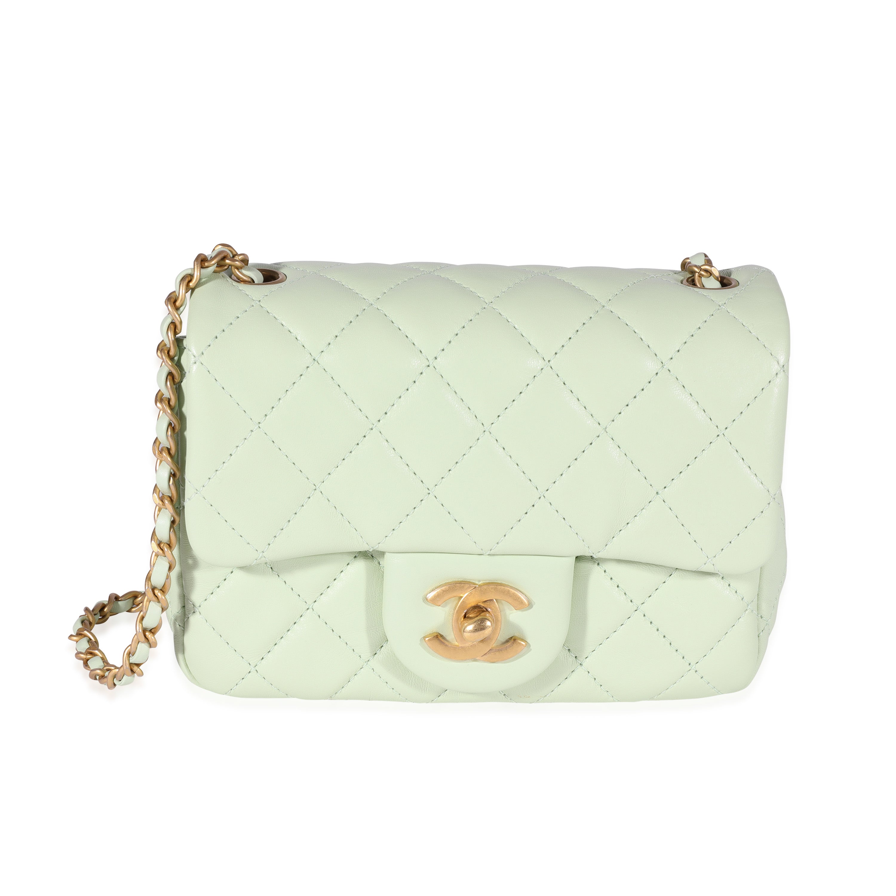 Túi Xách Chanel Coco 95 Flap Bag Top Handle Mint  Centimetvn