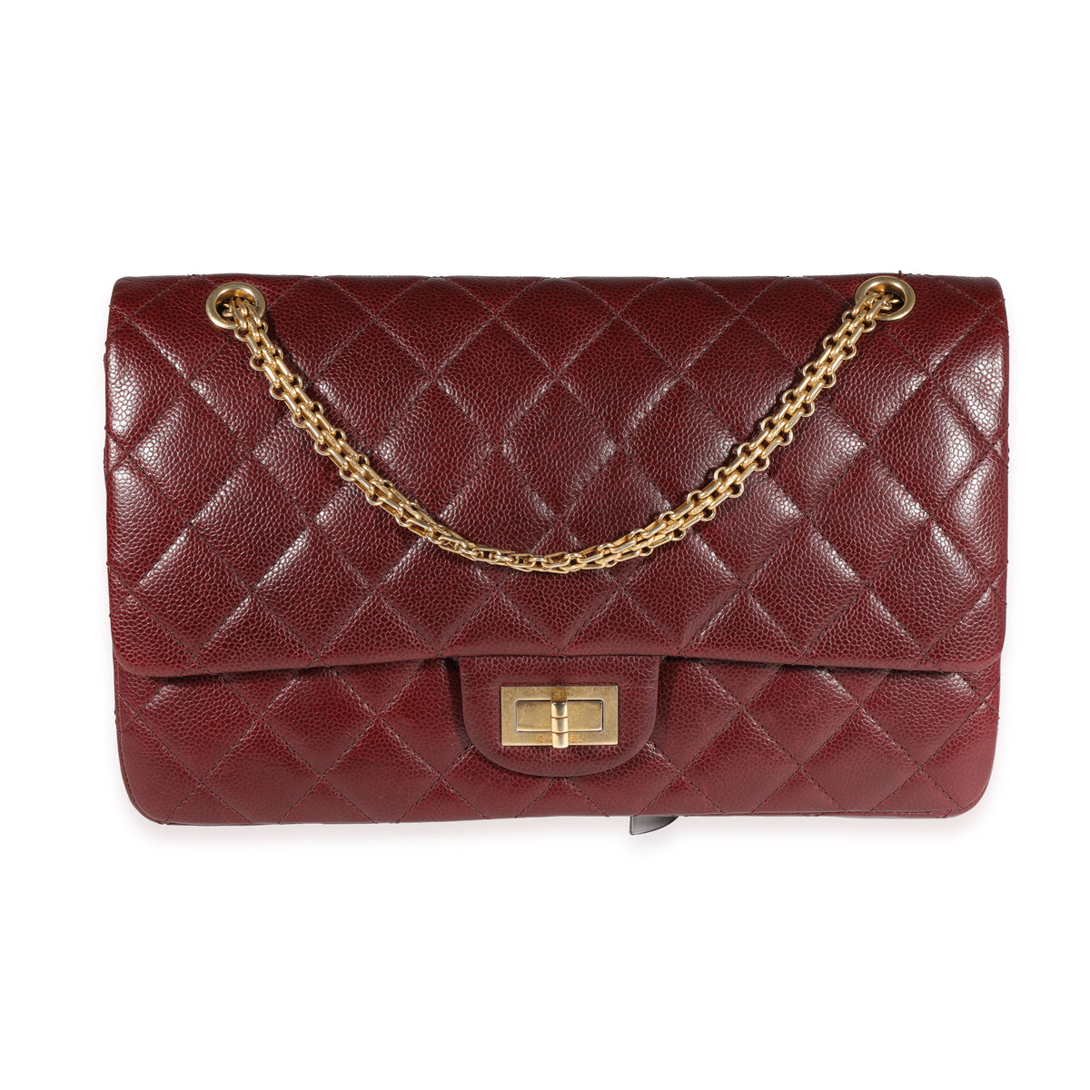 Chanel Reissue 255 Flap Bag Quilted Caviar 226 Red 2159191