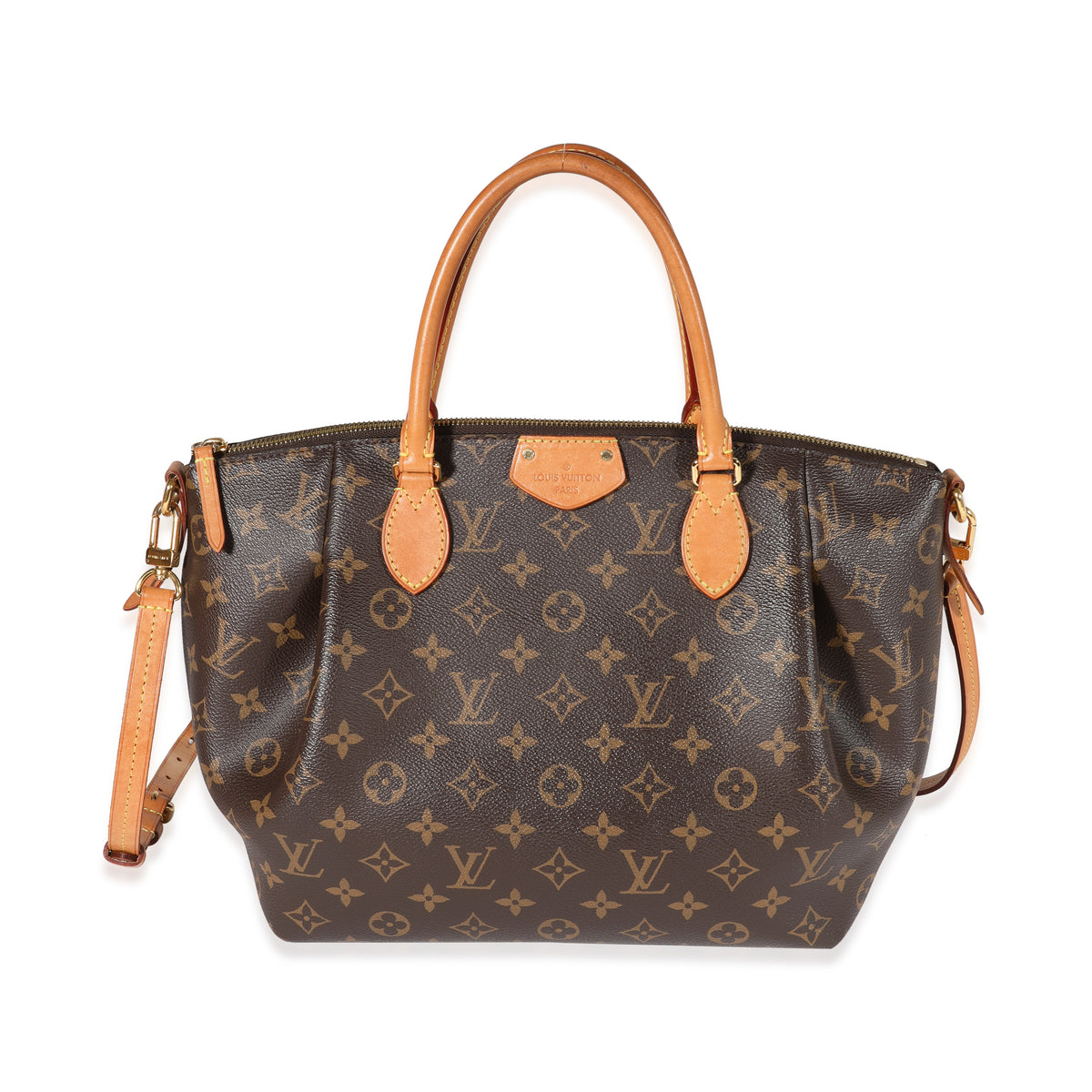 Louis Vuitton Turenne mm Monogram Canvas 2way Shoulder Bag Brown