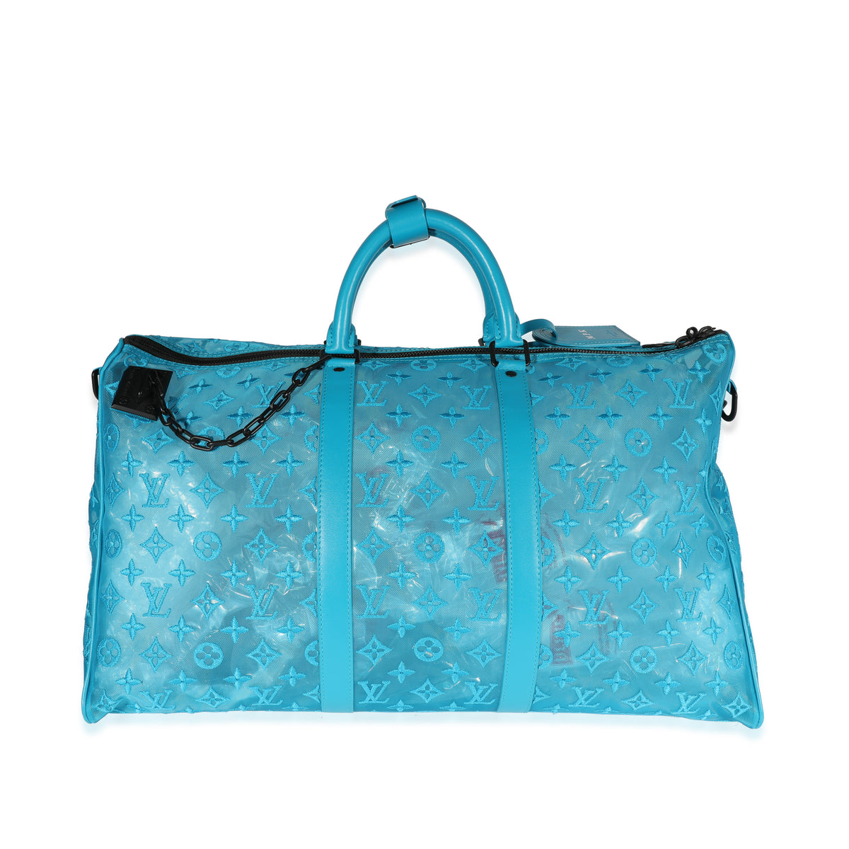 Louis Vuitton Virgil Abloh Blue And Green Monogram Illusion Leather Keepall  XS Silver Hardware, 2022 Available For Immediate Sale At Sotheby's