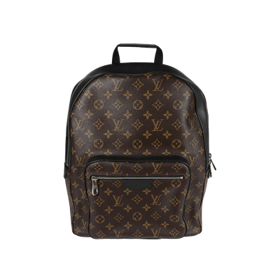 Pre-owned Louis Vuitton Monogram Macassar Canvas Dean Backpack In Brown