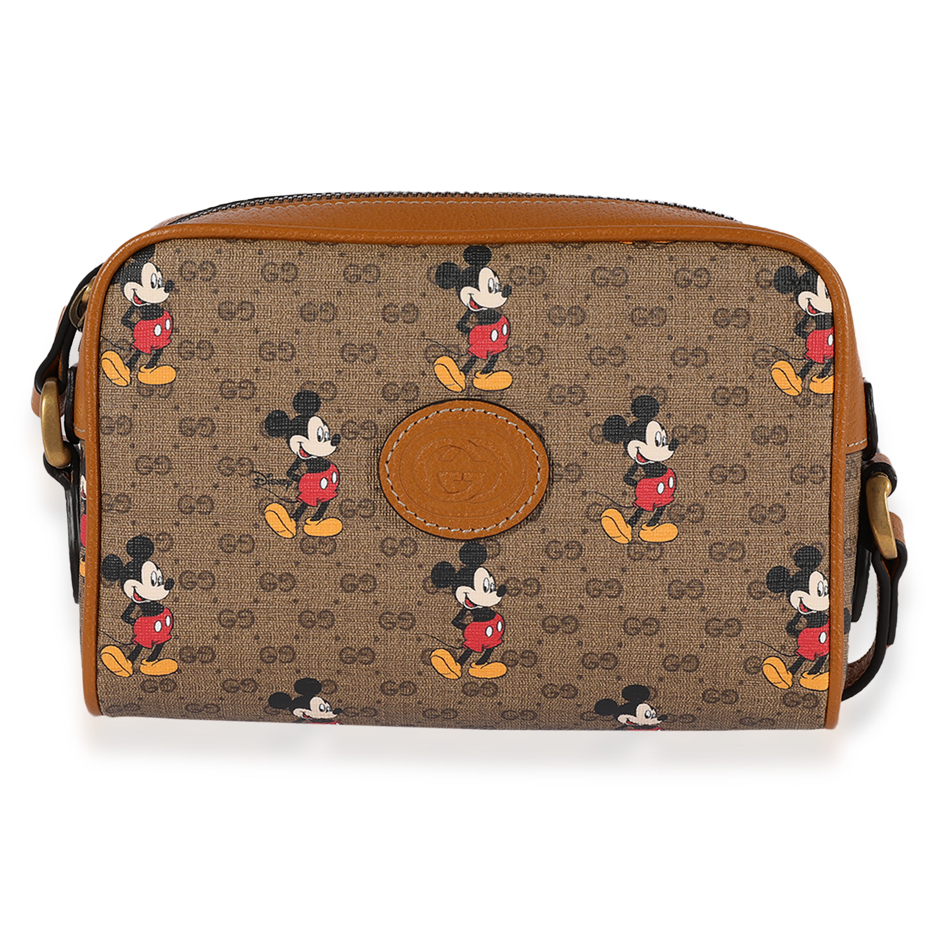 GUCCI X DISNEY Mini Vintage GG Supreme Monogram Mickey Mouse Small