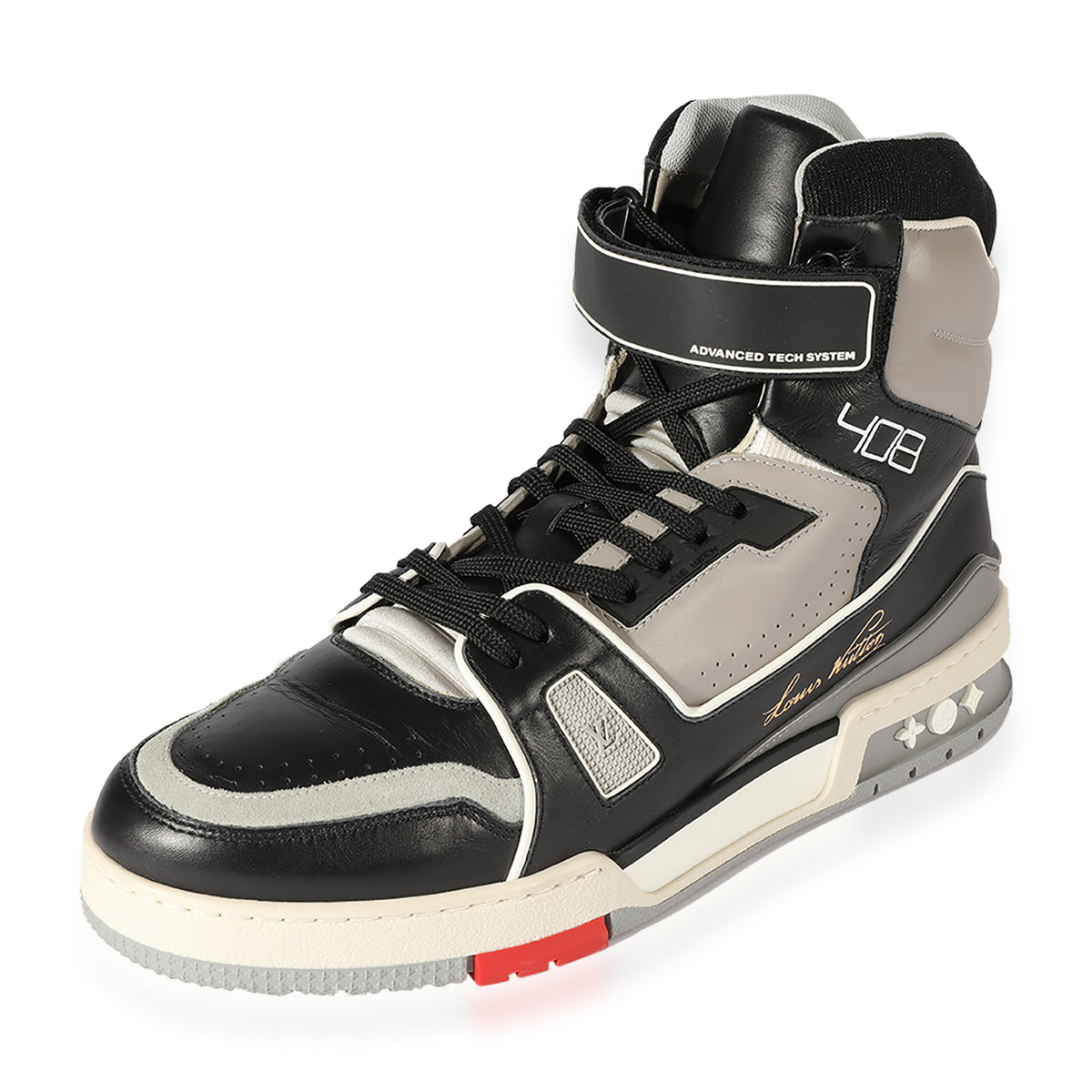 Louis Vuitton Trainer Sneaker Boot black Grey for Men  Lyst