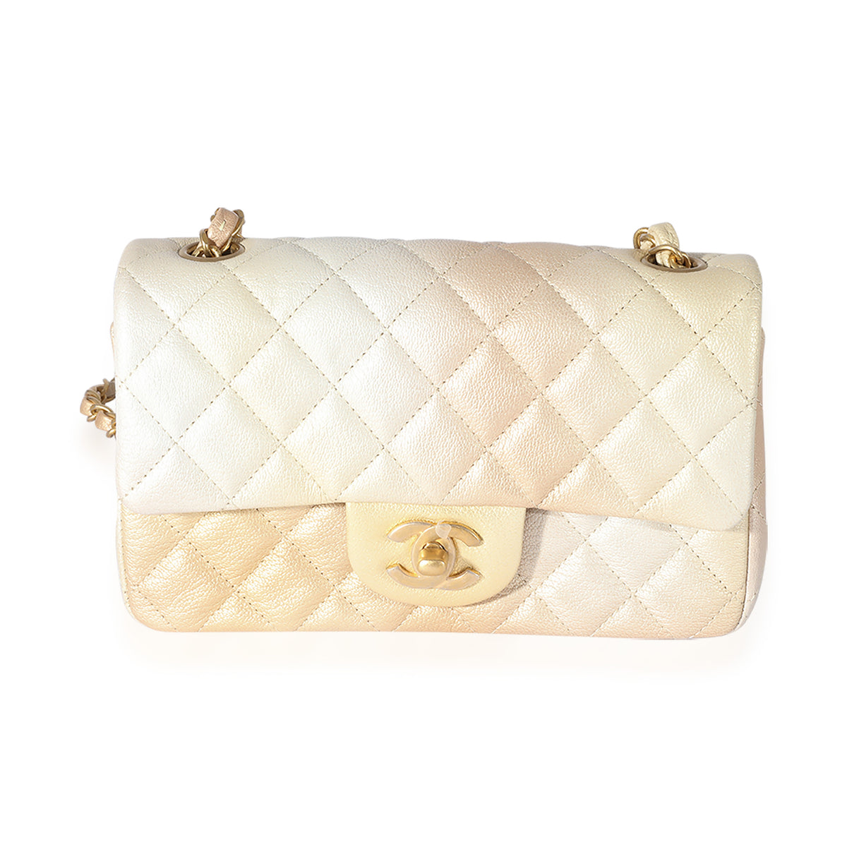 Chanel Mini Flap Bag 21K Ombre Lambskin Mulitcolor in Lambskin Leather with  Silvertone  US