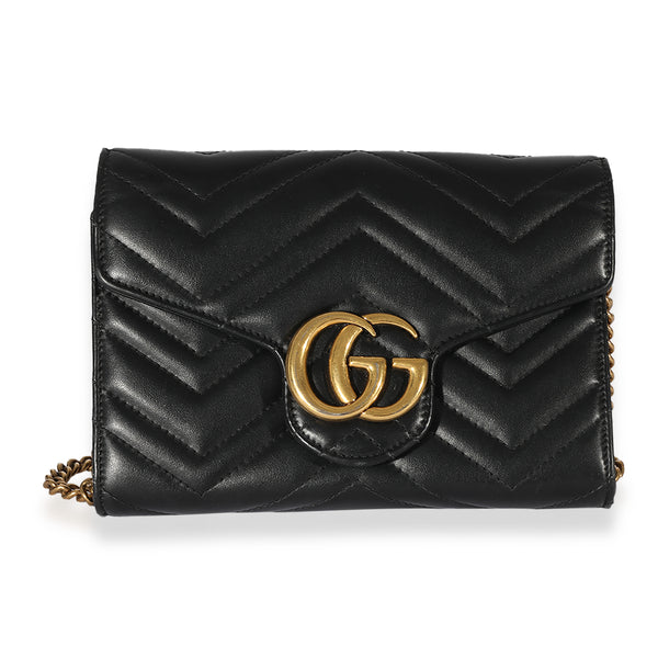 Gucci GG marmont super mini in black, Luxury, Bags & Wallets on Carousell