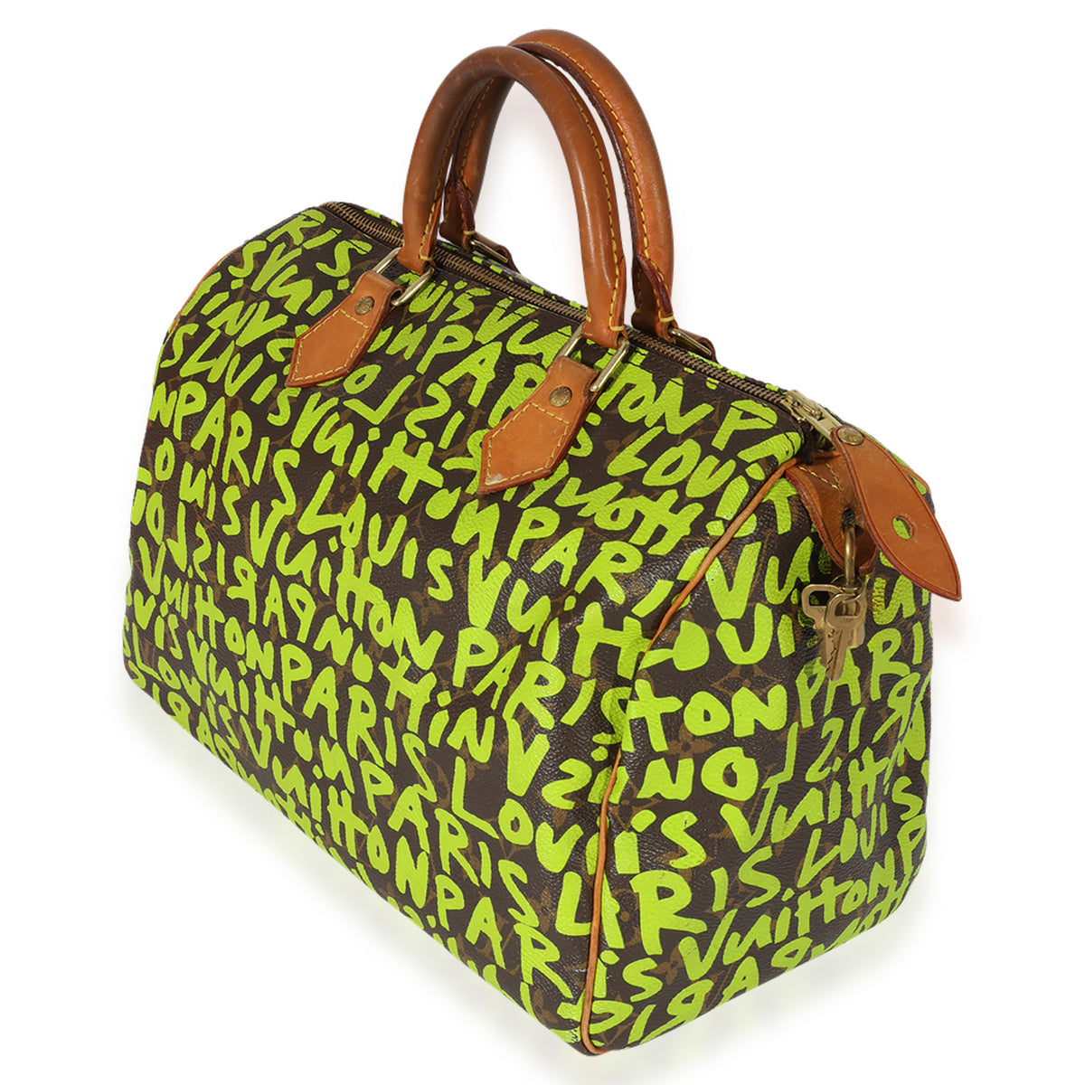 Louis Vuitton Stephen Sprouse Lime Green Graffiti Speedy 30 Louis Vuitton