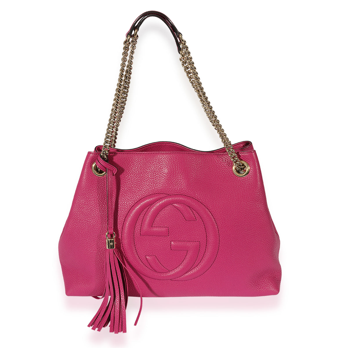 Gucci Purple Leather Soho Chain Tote | myGemma | Item #127437