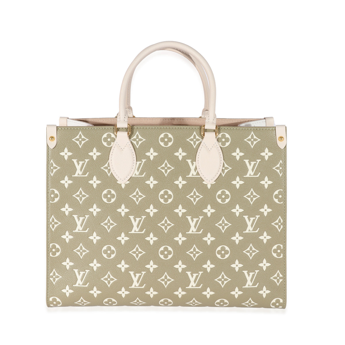 Onthego cloth tote Louis Vuitton Blue in Cloth - 25250788