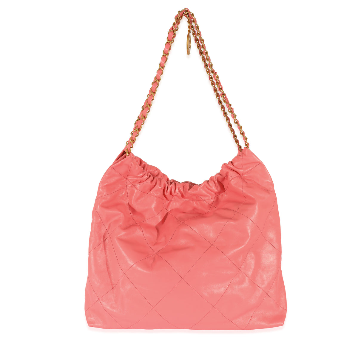 TÚI CHANEL HOBO BAG PINK TRẦN TRÁM DA THẬT SUPER VIP