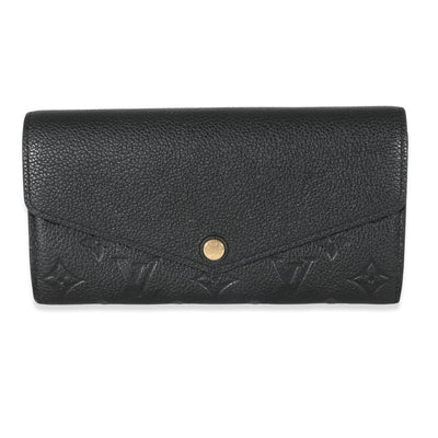 Louis Vuitton Raisin Monogram Empreinte Leather Sarah Wallet