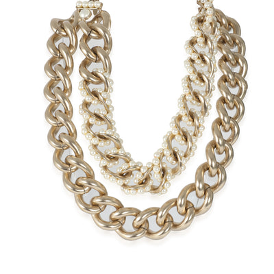 Louis Vuitton Flower Station Gold Tone Necklace, myGemma, FR
