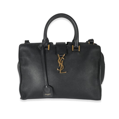 YSL Saint Laurent Black Cabas Monogram Bag Authentic Crossbody Handle