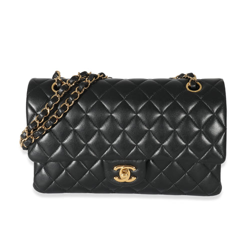 Chanel Black Lambskin Medium Classic Double Flap Bag, myGemma, HK