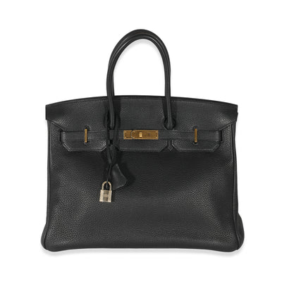 Hermes Birkin 35 Bag Capucine Togo Leather with Gold Hardware