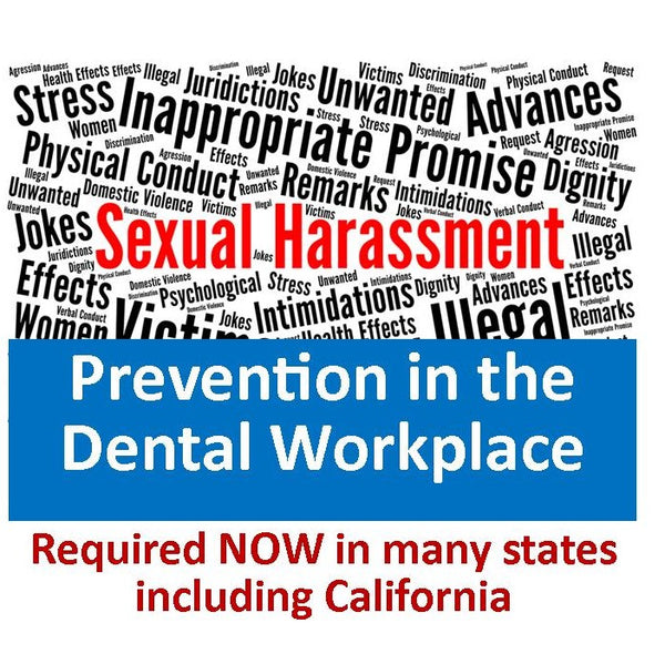 Sexual Harassment Prevention Dental Agd Pace 7587