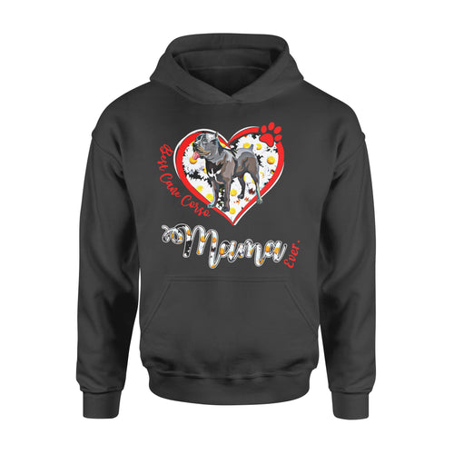 Dog Gift Idea - Heart Funny Best Cane Corso Mama For Dog Mom - Standard Hoodie