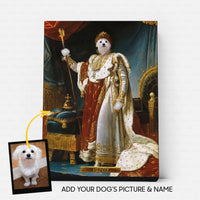 Thumbnail for Personalized Dog Gift Idea - Royal Dog's Portrait 57 For Dog Lovers - Matte Canvas