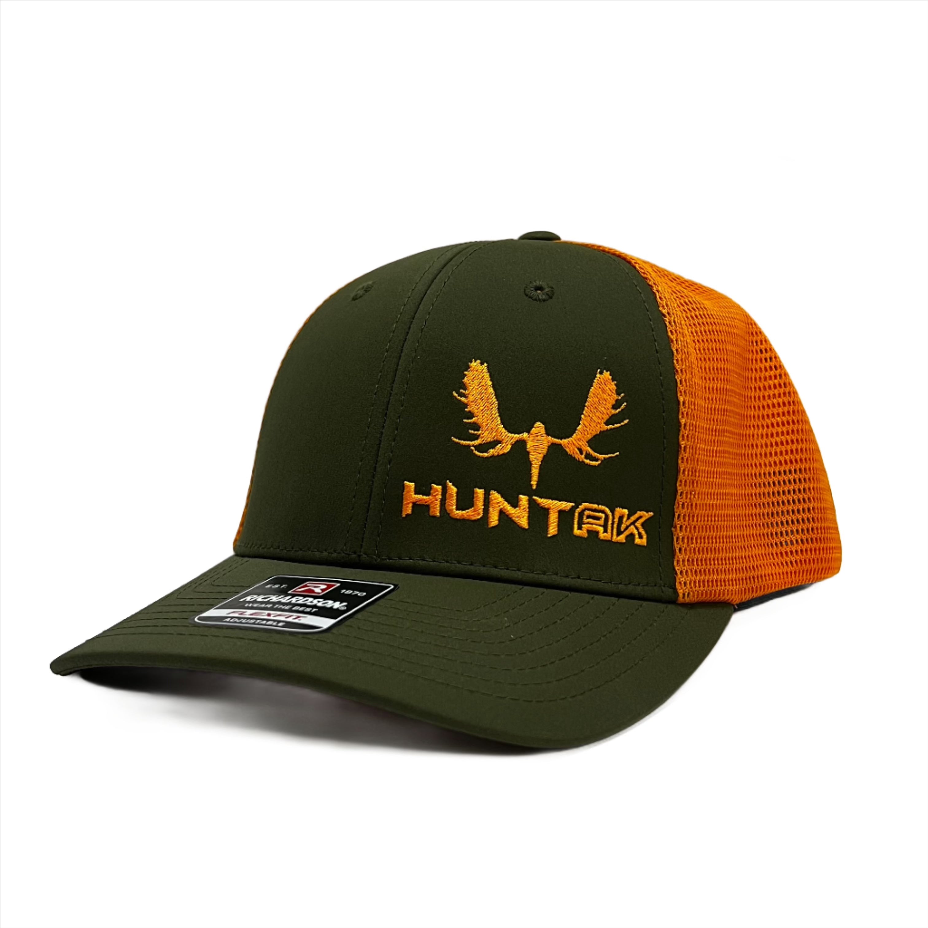 HUNT AK - Moose Skull - Adjustable Flex Fit Hat - Richardson 173