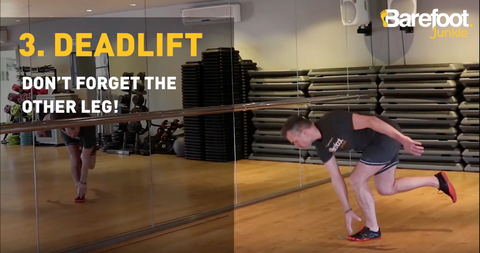 Five Exercises to strengthen your feet - 3. Deadlift