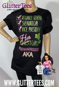 HERstory Election Glitter Tee