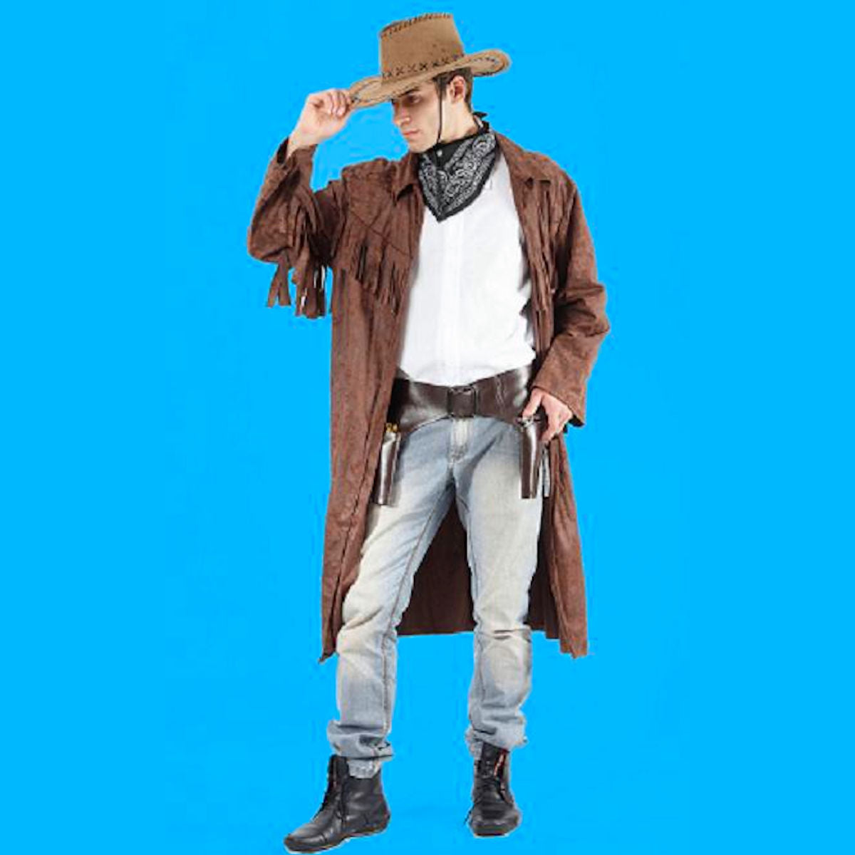 Cowboy Gunfighter Western Great Men's Fancy Dress Costume – Ninx Costumes