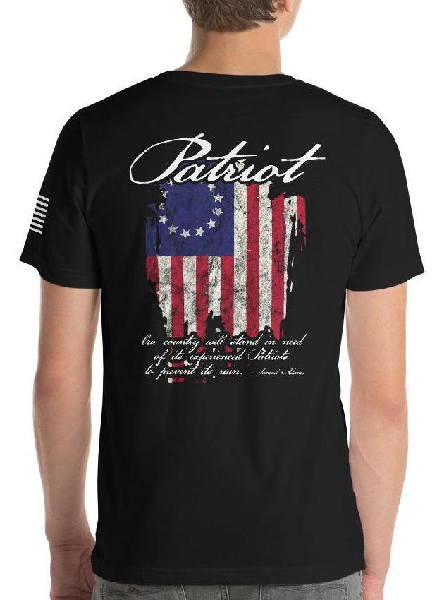 Patriot 1776 American Flag Founding Fathers Quote T-Shirt – Pilot ...